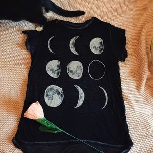 moon phases t shirt